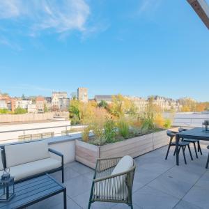 Penthouse 140m² 2 ch terr 30m² panoramique, TVA 6%, PEB A