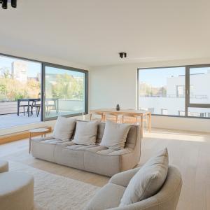 Penthouse 140m² 2 ch terr 30m² panoramique, TVA 6%, PEB A