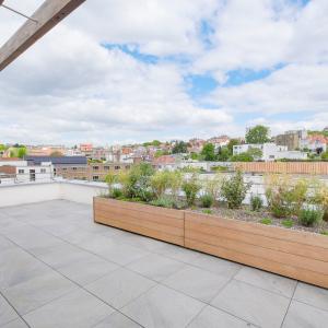 Penthouse 140m² 2 ch terr 30m² panoramique, TVA 6%, PEB A