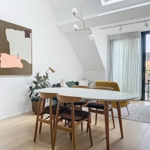 Bruxelles Centre : Joli duplex 2 chambres meublé + terrasse