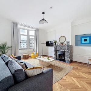 Boulevard Waterloo : Bel appartement meublé de 2 chambres