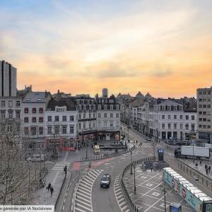 Boulevard Waterloo : Bel appartement meublé de 2 chambres