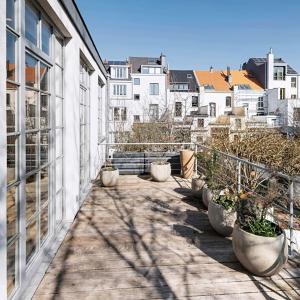 Châtelain: Appartement duplex meublé 3 chambres + terrasses 