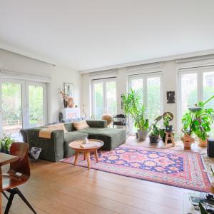 Magnifique triplex 4 CH avec jardin et parking