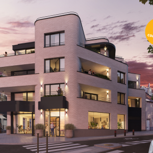 Quartier Rouge cloître, appartement neuf 3ch + terrasses