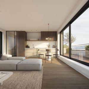 Quartier Rouge cloître, appartements neufs 2-3ch + terrasses