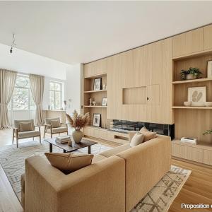 Lepoutre / Pl. Brugmann : Somptueux appartement remis à neuf