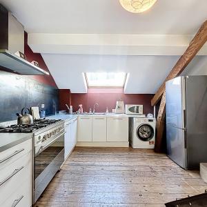 Quartier Européen : Duplex meublé 2 chambres avec terrasse