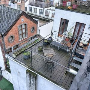 Quartier Européen : Duplex meublé 2 chambres avec terrasse