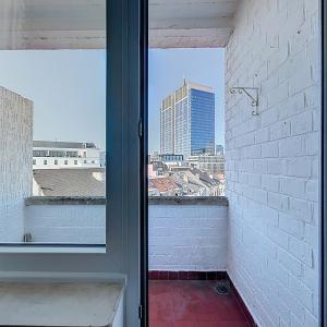 Colonne du Congrès: appartement rénové avec terrasse arrière