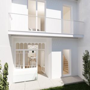 Square Marie Louise - Duplex rénové 3 chambres avec jardin 