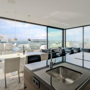Boulevard de Waterloo : Superbe Penthouse avec vue 