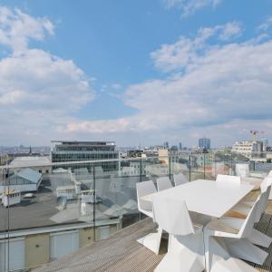 Boulevard de Waterloo : Superbe Penthouse avec vue 