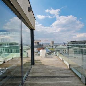 Boulevard de Waterloo : Superbe Penthouse avec vue 