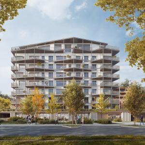 Projet de standing Anthea vue sur le Val Duchesse!