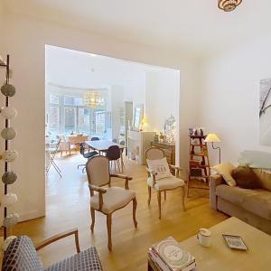 Pl. Brugmann : Bel appartement RDC rénové 