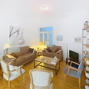 Pl. Brugmann : Bel appartement RDC rénové 