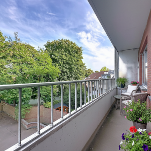Forest, limite Uccle, lumineux appartement 3ch avec terrasse
