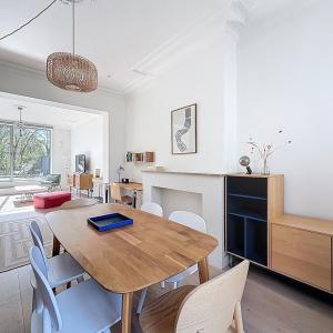 Pl. Vanderkindere : Superbe duplex penthouse meublé + terras