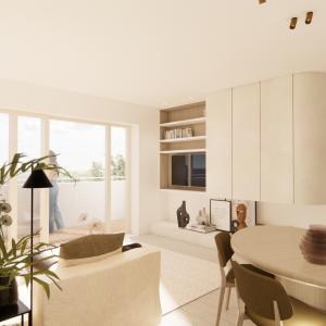projet Fantine, penthouse 104m² 3ch terr 15,60m²