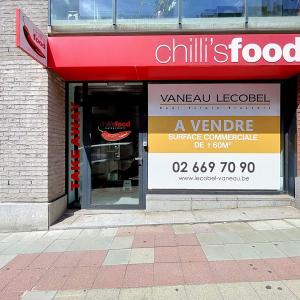 Quartier européen - belle surface commerciale de ± 60 m²