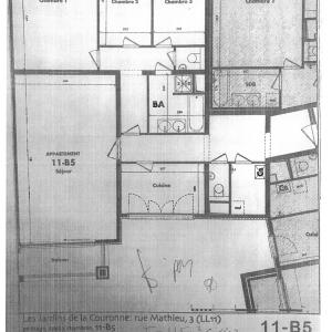 Flagey / Et. Ixelles : Bel appartement récent 3 chambres