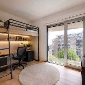 Lycée Français  - Appartement lumineux, terrasse et garage
