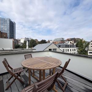Etangs d'Ixelles : appartement 2 ch + bureau + 2 terrasses