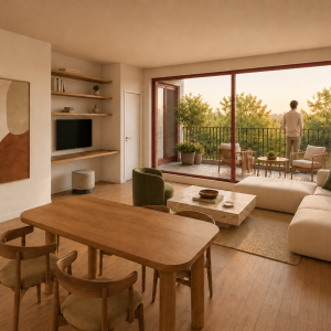 Wwood - superbe appartement de 86m² avec terrasse + balcon