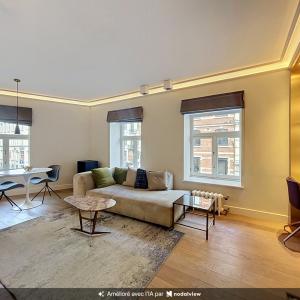 Sablon : Superbe appartement 1 chambre meublé