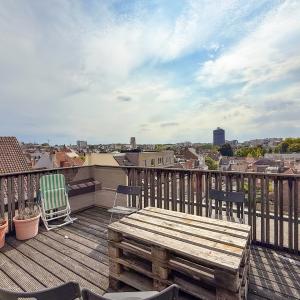 Etangs d'Ixelles : duplex 2ch + terrasse