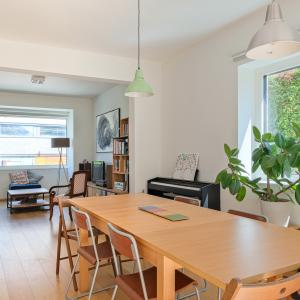 Chant d'oiseau: maison passive jardin S-O,  prof. libérale
