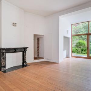 Sq. Marie-Louise: beau duplex + jardin, profession libérale
