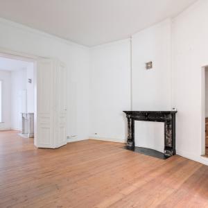 Sq. Marie-Louise: beau duplex + jardin, profession libérale