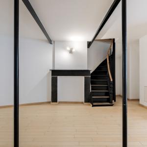 Sq. Marie-Louise: beau duplex + jardin, profession libérale