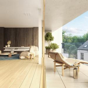 Parc Tenbosch/Châtelain Penthouse neuf 199m² 3ch terr 50m²