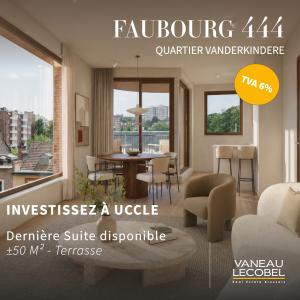 Superbe studio au coeur du quartier Vanderkindere 