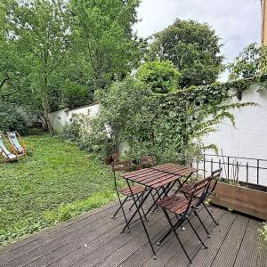 Quartier Brugmann : Duplex 2 chambres avec grand jardin 