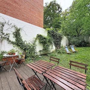 Quartier Brugmann : Duplex 2 chambres avec grand jardin 