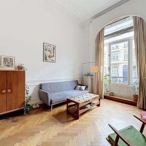 Quartier Brugmann : Duplex 2 chambres avec grand jardin 