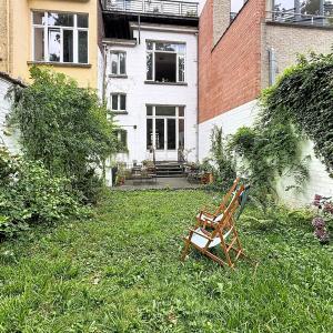 Quartier Brugmann : Duplex 2 chambres avec grand jardin 