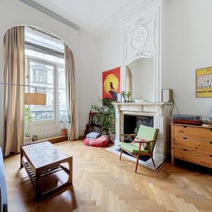 Quartier Brugmann : Duplex 2 chambres avec grand jardin 