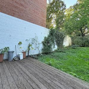 Quartier Brugmann : Duplex 2 chambres avec grand jardin 