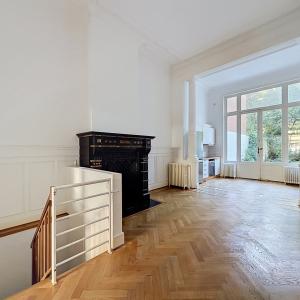 Quartier Brugmann : Duplex 2 chambres avec grand jardin 