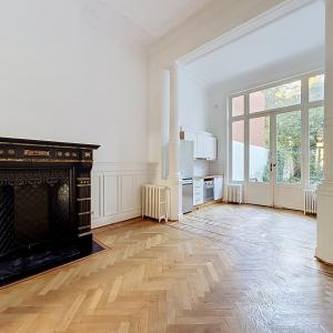 Quartier Brugmann : Duplex 2 chambres avec grand jardin 