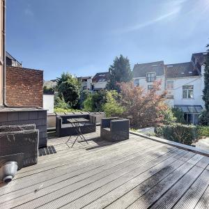 Sq Ambiorix : Maison de maître + jardin & terrasse