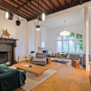 Etangs d'Ixelles, maison de Maître révové de 410 m2  jardin