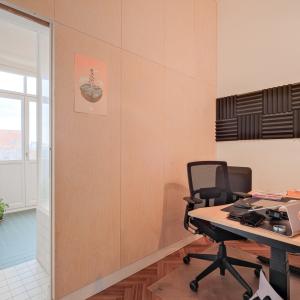 Fernand Cocq : appartement une chambre + bureau et terrasses