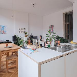 Fernand Cocq : appartement une chambre + bureau et terrasses