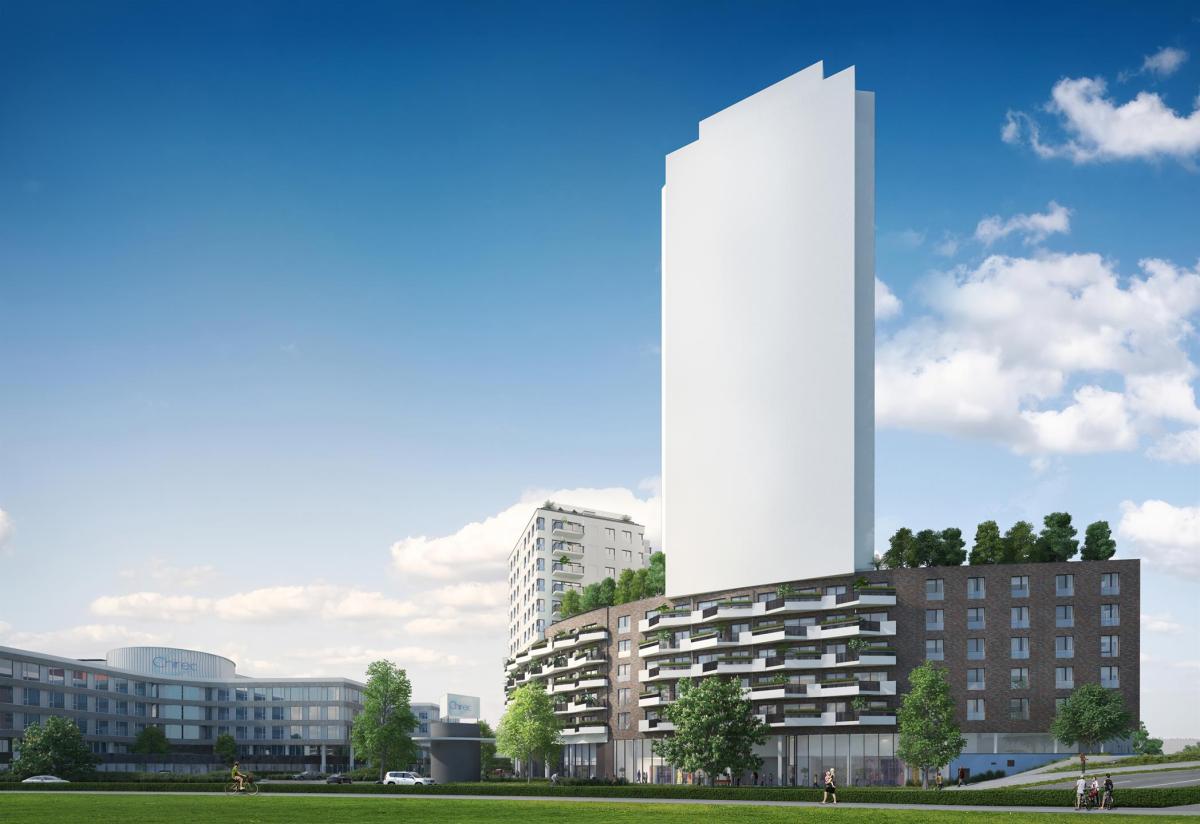Cimetière d'Ixelles, projet neuf Deltaview